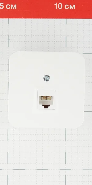 Розетка компьютерная Systeme Electric Blanca накладная молочная RJ45 (BLNIA045002)