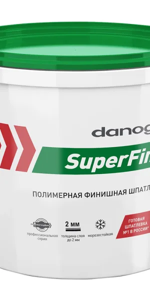 Шпатлевка Danogips SuperFinish универсальная 3 л/5 кг