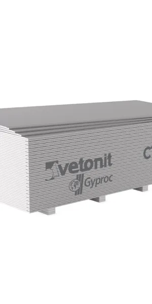 Гипсокартон Vetonit (Gyproc) Стронг 2500х1200х15 мм высокопрочный