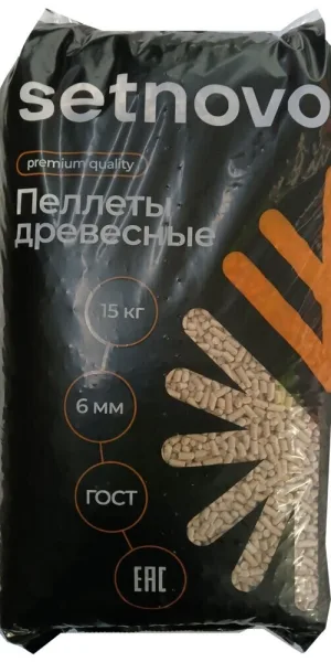 Пеллеты топливные 15 кг хвоя