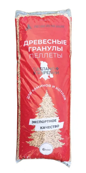 Пеллеты топливные 15 кг хвоя