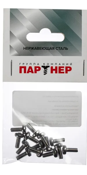 Винт нержавеющая сталь M4x10 мм DIN 7985 полукруглая головка (14 шт.)