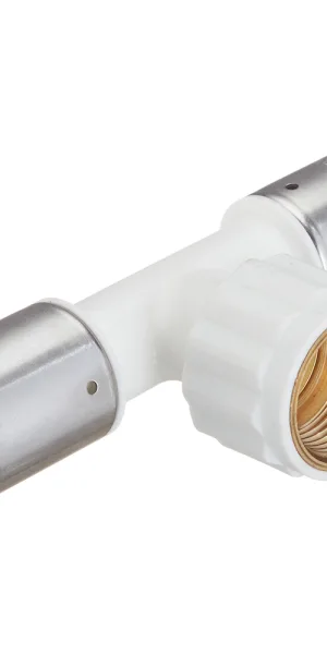 Тройник Henco (13PKW-320632) 32(пресс) х 1 ВР(г) х 32(пресс) белый PVDF