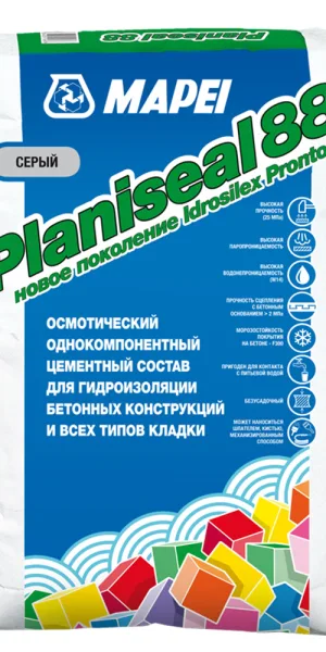 Гидроизоляция цементная Mapei Planiseal 88 25 кг