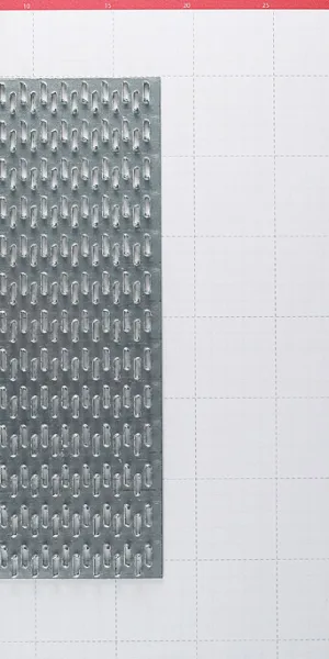 Пластина гвоздевая оцинкованная 129х305х1.0 мм