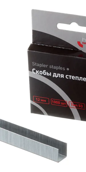 Скобы для степлера Hesler тип 53 12 мм (1000 шт.)