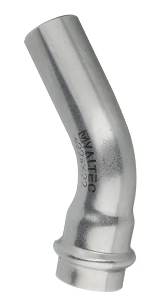 Угол VALTEC (VTi.958.I.002222) 45° 22 мм ВН нержавеющая сталь