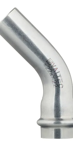 Угол VALTEC (VTi.958.I.002222) 45° 22 мм ВН нержавеющая сталь