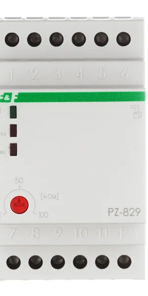 Реле уровня жидкости модульное F&F PZ-829 (EA08.001.002) 230 В 16 А два контролируемых уровня