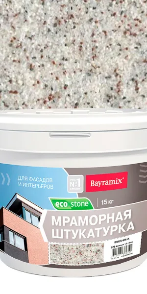 Штукатурка декоративная мраморная Bayramix EcoStone 976 15 кг