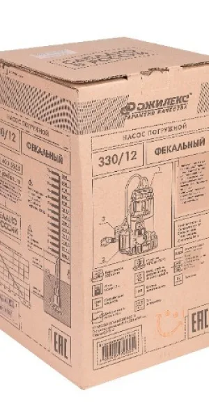 Насос фекальный Джилекс 330/12 (5402) для грязной воды 330 л/мин