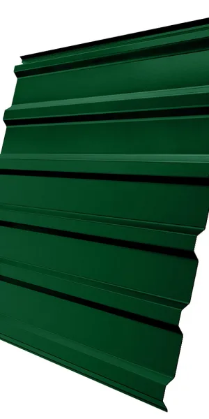 Профнастил С20 1,15х2 м 0,35 мм зеленый RAL 6005