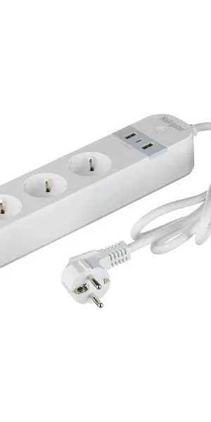 Умный удлинитель Navigator Smart Home NSH-PE-01 белый