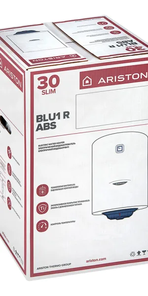 Водонагреватель накопительный Ariston Blu1 R ABS V Slim электрический 30 л 1,5 кВт вертикальный