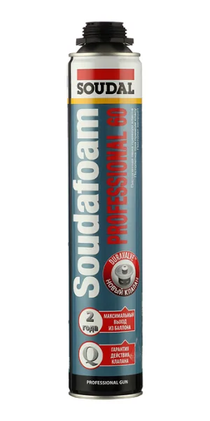 Пена монтажная профессиональная Soudal Professional 60 летняя 750 мл