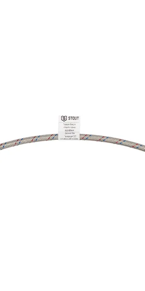 Подводка гибкая для смесителя Stout 1/2 ВР(г) х М10 штуцер 35 мм 50 см (SHF 0046 351015)