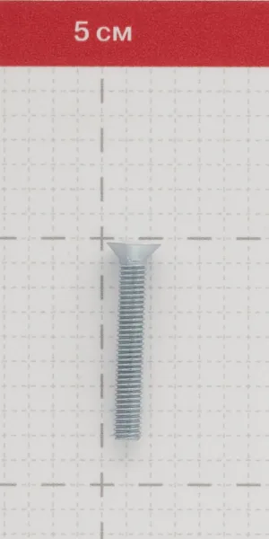 Винт оцинкованный M6x40 мм DIN 965 потайная головка (8 шт.)