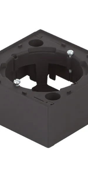 Коробка монтажная Systeme Electric AtlasDesign накладная карбон (ATN001000)