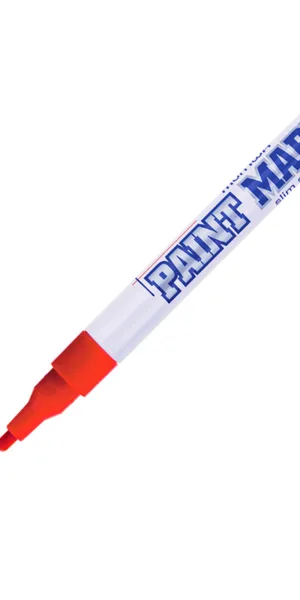 Маркер лаковый для промышленной графики MunHwa Paint Marker Slim красный грифель 2 мм