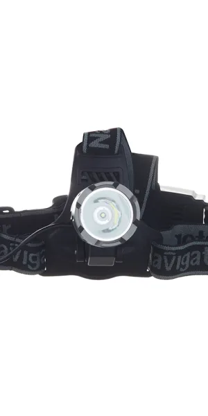 Фонарь налобный Navigator светодиодный 1 LED 5 Вт аккумуляторный Li-Ion 2000 мАч металл/пластик (949737)