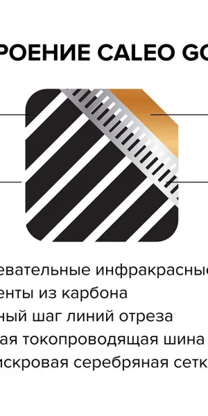 Теплый пол пленочный Caleo Gold 1 кв.м 170 (170) Вт