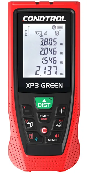 Дальномер лазерный Condtrol XP3 Green 120 м зелёный луч (1-4-107)
