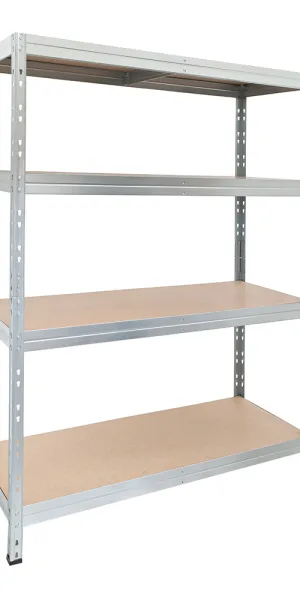 Стеллаж металлический серый AR Shelving Rivet Stabil 1800x1200x450 мм 4 полки