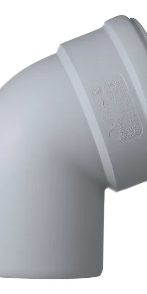 Отвод Ostendorf SKB d110 мм 67° пластиковый бесшумный для внутренней канализации (335130)
