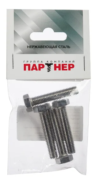 Болт нержавеющая сталь M8x40 мм DIN 933 (4 шт.)