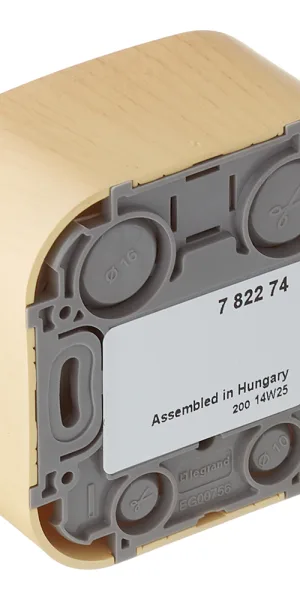 Розетка телефонная Legrand Quteo накладная дерево RJ11 (782274)