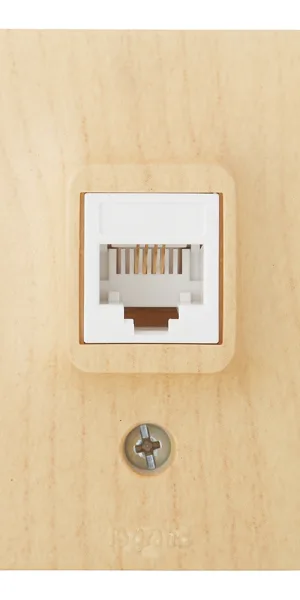 Розетка телефонная Legrand Quteo накладная дерево RJ11 (782274)