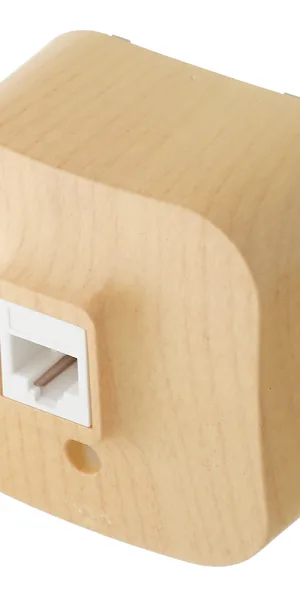 Розетка телефонная Legrand Quteo накладная дерево RJ11 (782274)