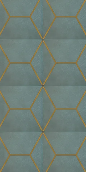 Плитка декор Kerama Marazzi Витраж голубая 150х150х7 мм
