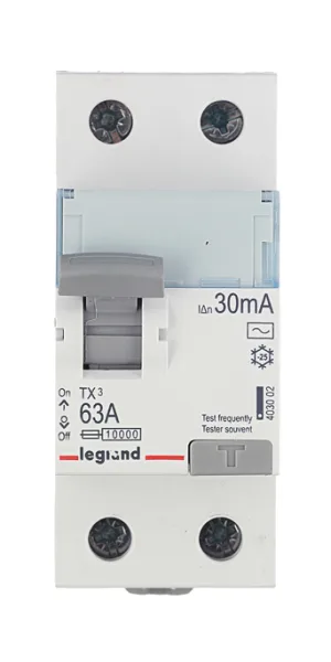 УЗО Legrand TX3 63А 1P+N тип AC 30 мА 10 кА (403002)