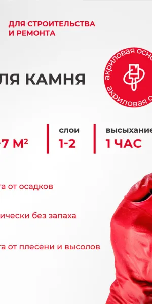 Лак акриловый для камня Neomid Stone бесцветный 2,5 л полуглянцевый