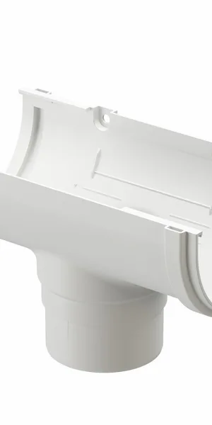 Воронка желоба пластиковая d120-80 мм Docke Standard пломбир RAL 9003