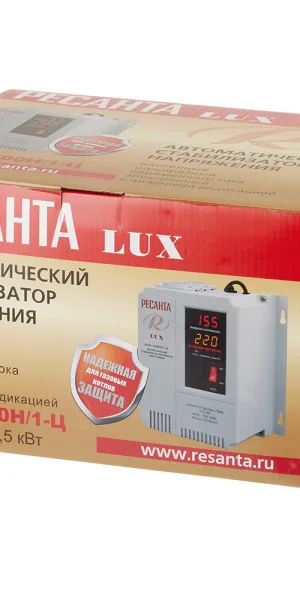 Стабилизатор напряжения Ресанта АСН-1500Н/1-Ц  Lux однофазный 220 В 1 кВт навесной