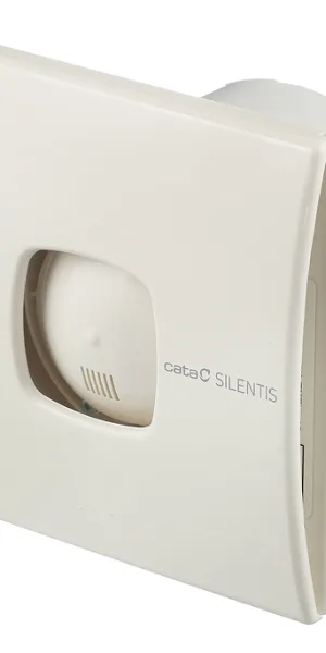 Вентилятор осевой Cata Silentis 10 140х140 мм d100 мм слоновая кость