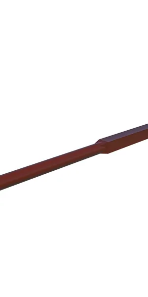 Столб для забора винтовой 60х60х2 мм 3,5 м коричневый RAL 8017