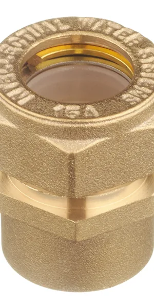 Муфта Stahlmann IWS EasyFix 15 мм х 1/2 ВР(г) для гофрированных труб
