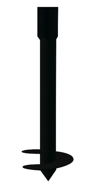 Свая-стойка винтовая d76х1700 мм (70х70х200 мм/ d76х1500 мм)