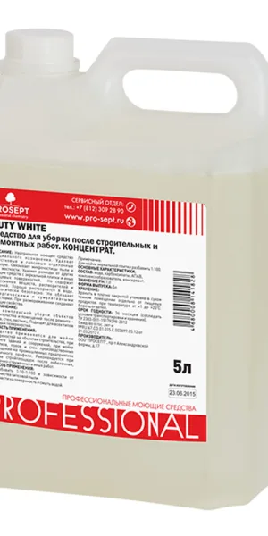 Средство Prosept для уборки после отделочных работ 5 л