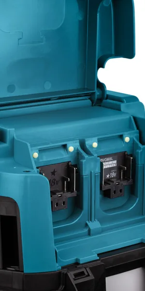 Строительный пылесос аккумуляторный/электрический Makita LXT DVC150LZ 240 Вт 18 В 15 л без АКБ и ЗУ
