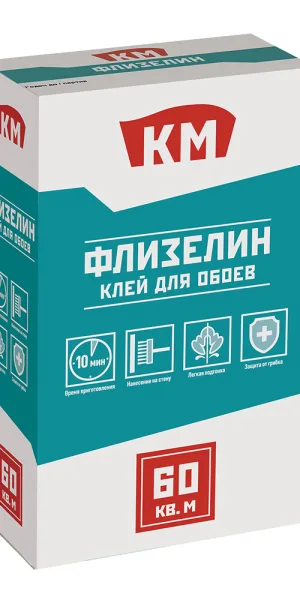 Клей для флизелиновых обоев КМ 450 г