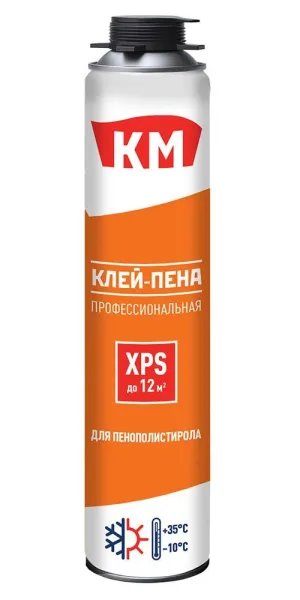Клей для пенополистирола профессиональный КМ 750 мл