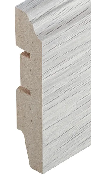 Плинтус МДФ Cosca Décor WP07 дуб серый 80х16х2400 мм