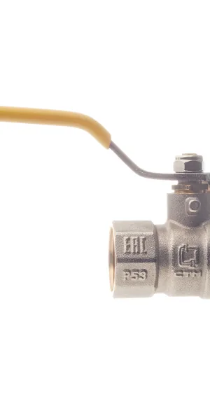 Кран шаровой газовый СТМ 1/2 ВР(г) х 1/2 НР(ш) ручка