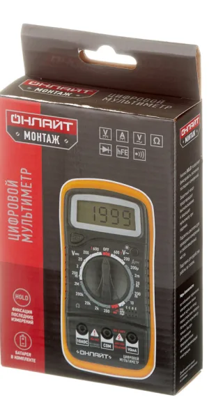 Мультиметр портативный Онлайт (90080)