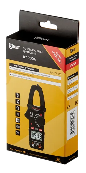 Клещи токовые КВТ ProLine KT 200A (79129)