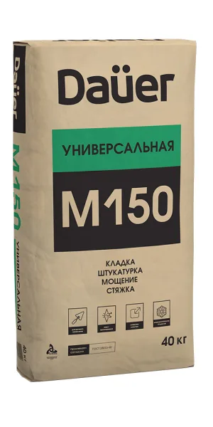 Смесь цементно-песчаная (ЦПС) М150 Dauer универсальная 40 кг